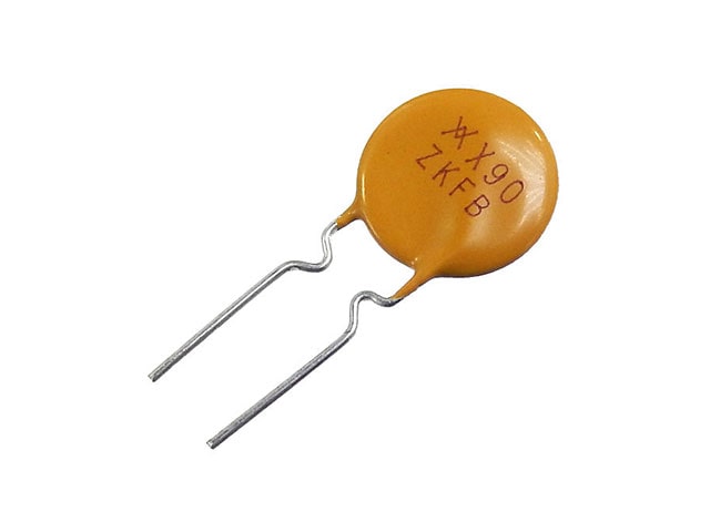 ポリスイッチ RXEF090 72V 0.9A (トリップ電流: 1.8A)