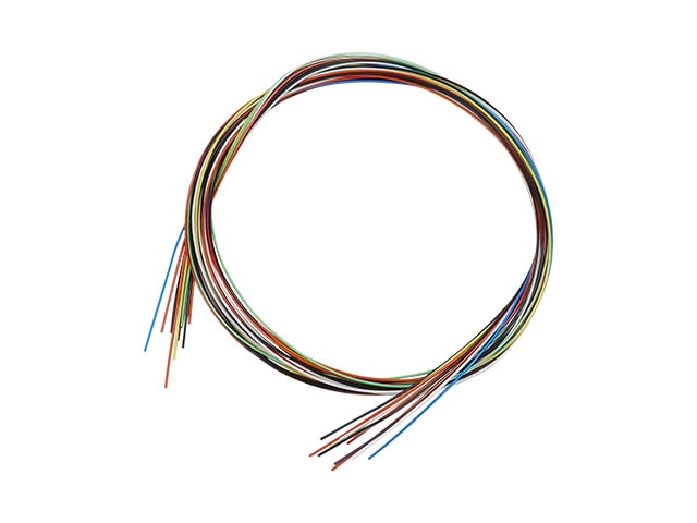 ETFE電線パック AWG24相当 すずめっき軟銅単線 6色 合計11m