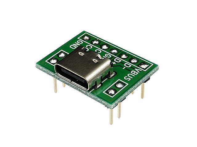 USB Type-C コネクタ DIP化キット（シンプル版エコノミータイプ）