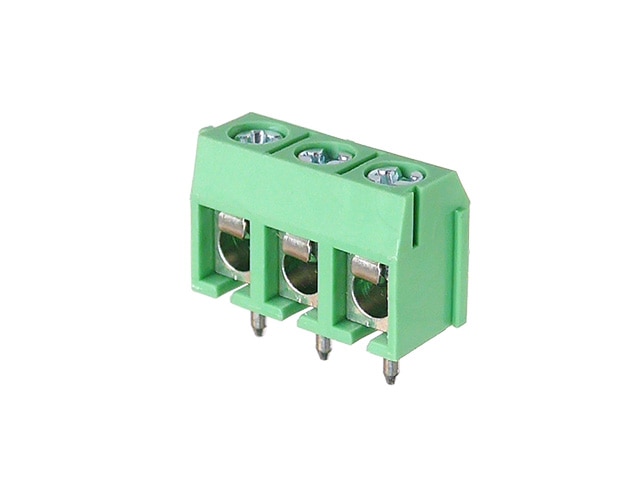 ターミナルブロック 3P 緑色