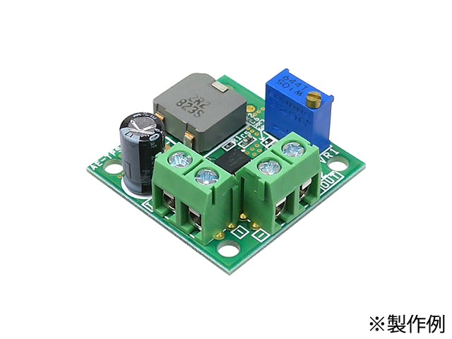 4.7V～12.6V出力 最大10A 同期式昇圧型スイッチング電源モジュール (TPS61088使用)