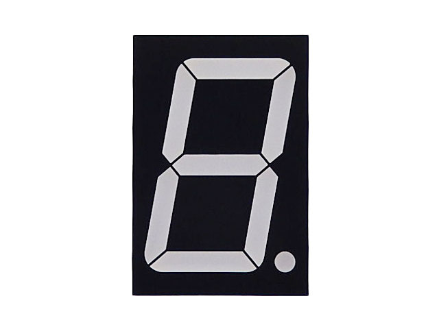 超大型赤色7セグメントLED表示器 アノードコモン アノード共通接続 A-2301SRD-A