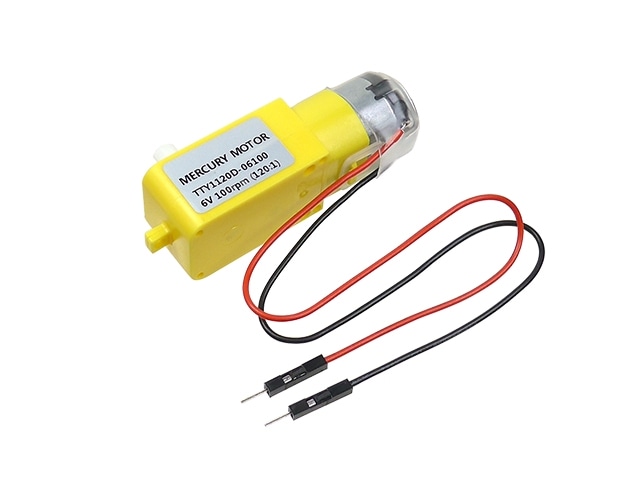 ギアードモーター 6V 1:120 100RPM