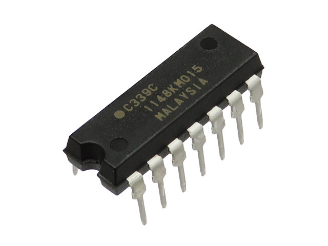 4回路入りコンパレーター μPC339C