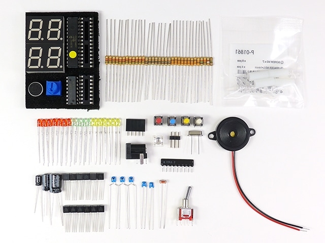新居浜高専PICマイコン学習キットVer.3 パーツセット（基板なし）
