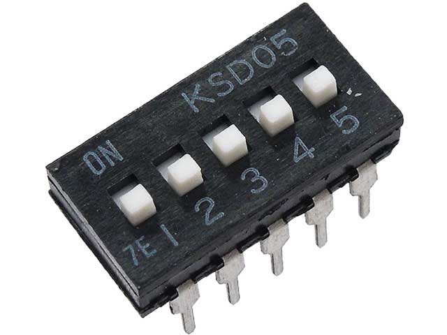 DIPスイッチ 5回路