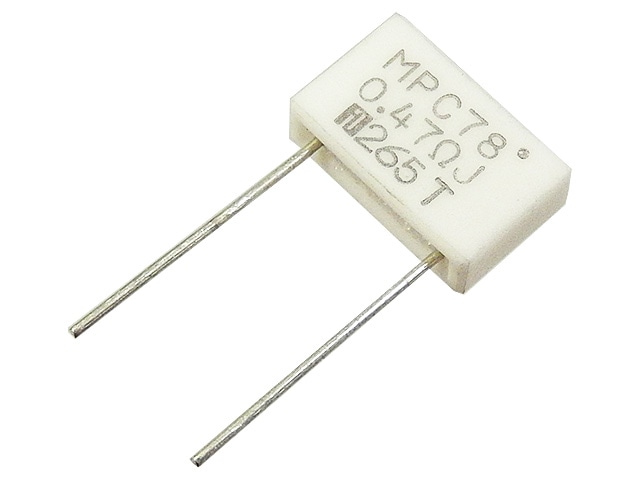 金属板抵抗器 2W0.47Ω (MPC78・低ひずみ品)