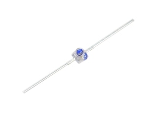 1.8mm青色LED アキシャルリードタイプ