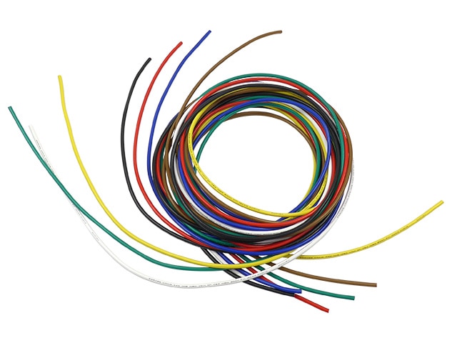 耐熱ビニル絶縁電線 7色セット 2m (UL1015 AWG16)