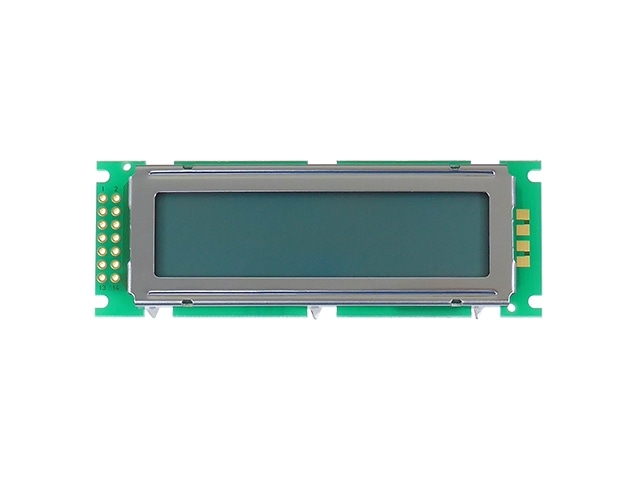 LCDキャラクターディスプレイモジュール L167200J000 (16×2行 バックライト無)