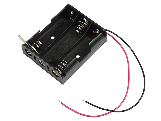 電池ボックス 単3×3本 リード線・スイッチ付