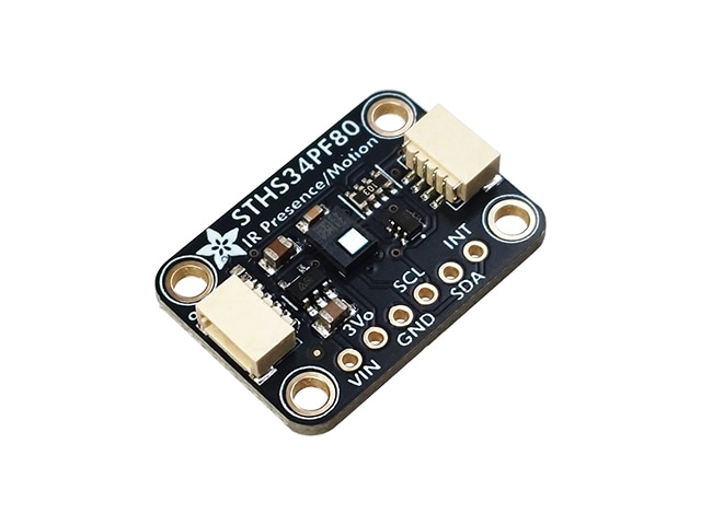 STHS34PF80使用 赤外線人体検知/モーションセンサーモジュール