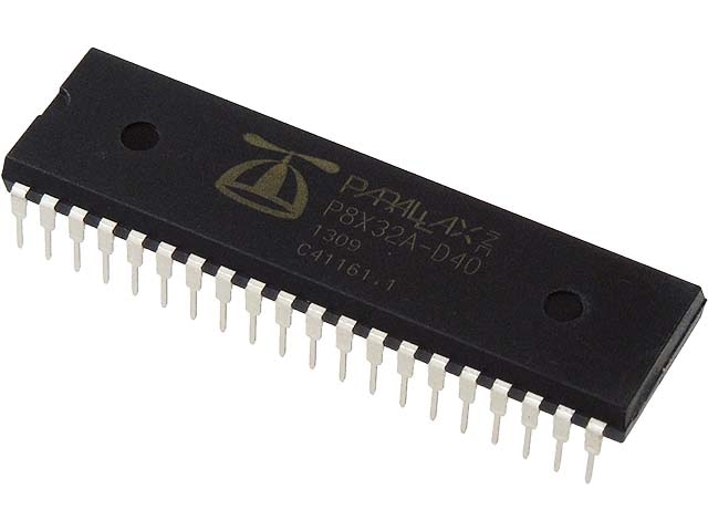 Propeller マルチコアマイクロコントローラー P8X32A-D40 (DIP)