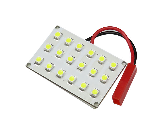 白色LEDルームランプ3×6(26mm×40mm)(18LED)