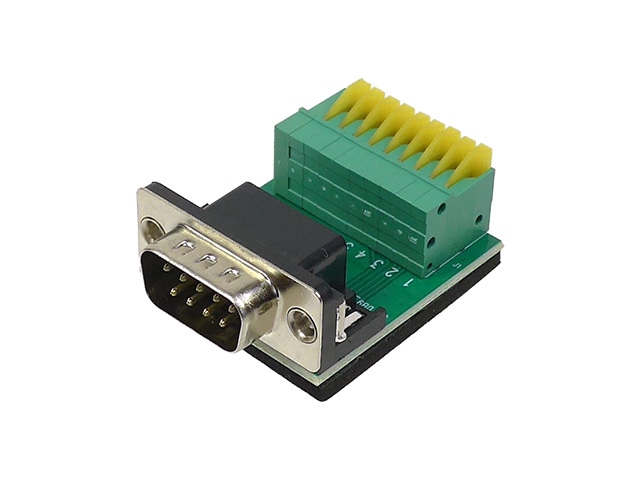 Dサブ9ピン(オス) ブレークアウト基板