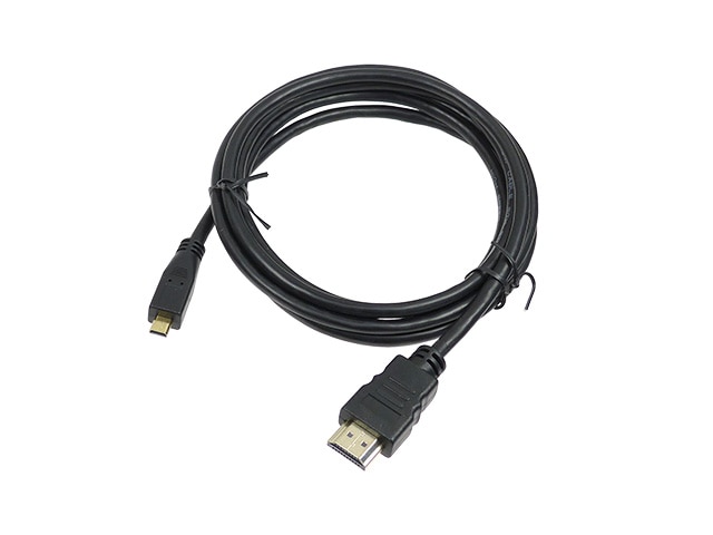 HDMI2.0ケーブル タイプAオス-タイプDオス(micro) 2m