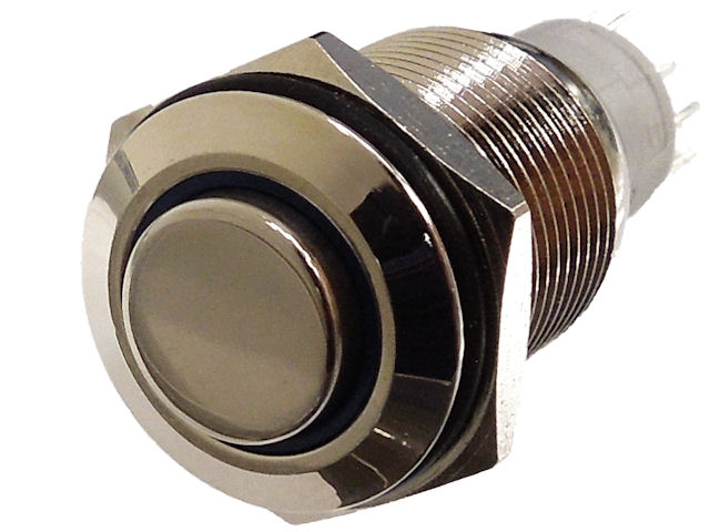 オルタネート型プッシュスイッチ(青) 青色LED