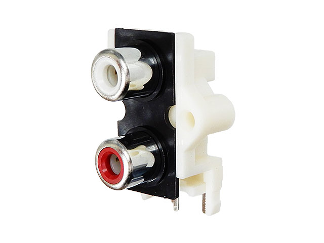 基板取付用RCAジャック(赤・白) MJ-519