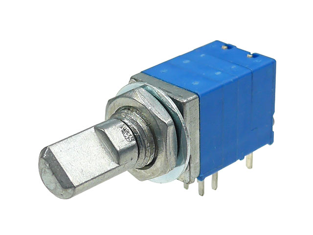 基板取付型2連ボリューム（スイッチ付き）100kΩ