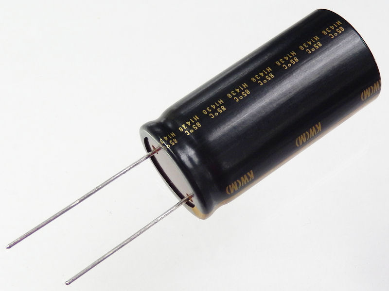 オーディオ用電解コンデンサー15000μF35V85℃ ニチコンKW