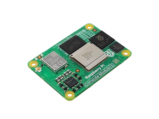 Raspberry Pi Compute Module 5 (RAM:16GB eMMC:64GB 無線機能搭載)