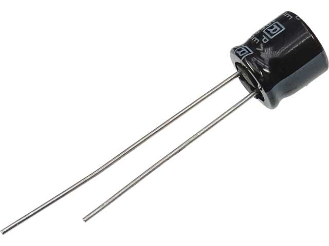 電解コンデンサー 47μF25V105℃ ルビコンMH7