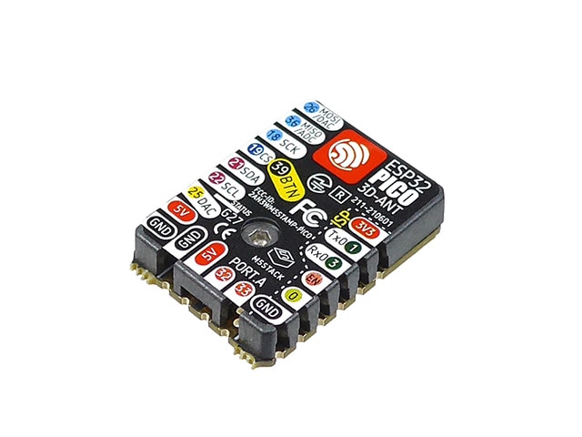 M5Stamp Pico Mate - 超小型ESP32開発ボード