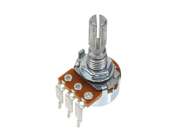 小型ボリューム 基板取付用 100kΩB