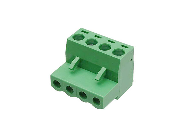 ユーロブロック ターミナルブロック 緑4P