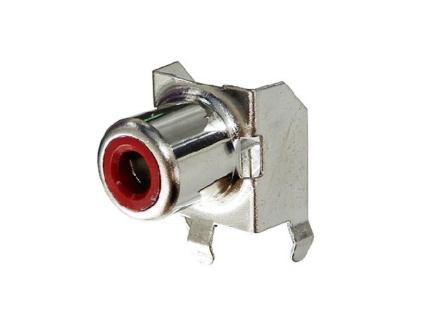 基板取付用RCAジャック(赤) MJ-526-R