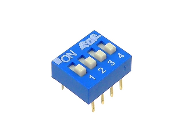 DIPスイッチ 金メッキ仕様 4P