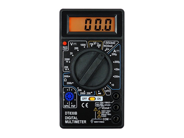 デジタルマルチテスター DT-830B.3L マニュアルレンジ