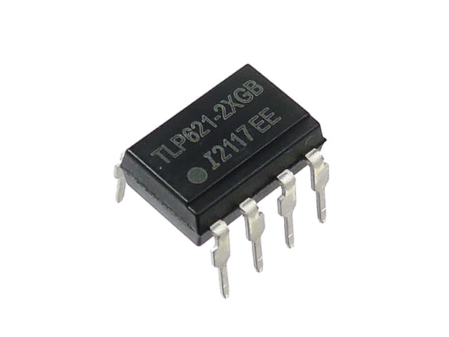 2回路フォトカプラ TLP621-2XGB (赤外LED + フォトトランジスタ)