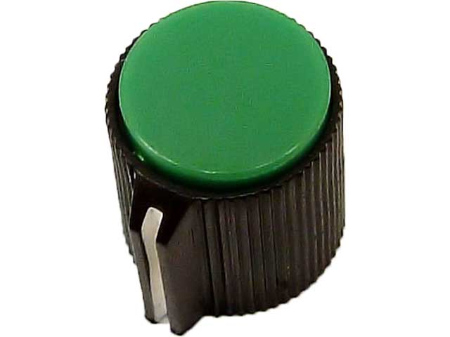 カラーつまみ(ノブ) 13mm(緑)