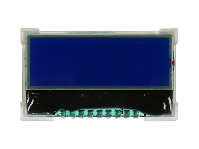 LCDモジュール 16×2行 白色バックライト付 白文字 青背景 AQM1602Y-NLW-BBW