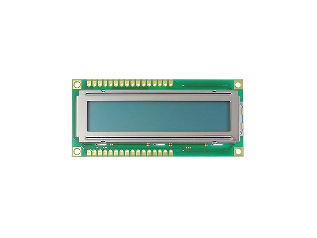 LCDキャラクターディスプレイモジュール L1682B1J000 (16×2行 黄緑バックライト)