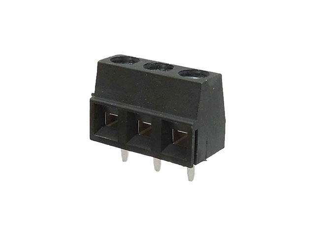 ターミナルブロック 3P 黒 縦型 小