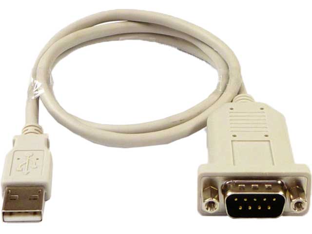 USBシリアル変換ケーブル グレー色