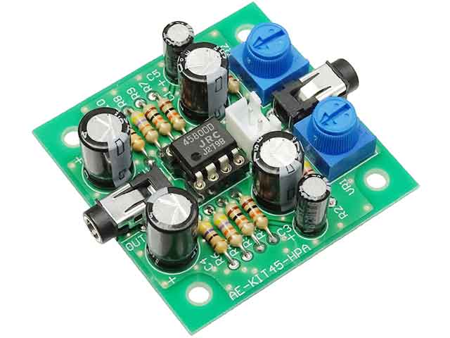 NJM4580DD使用ヘッドホンアンプキット