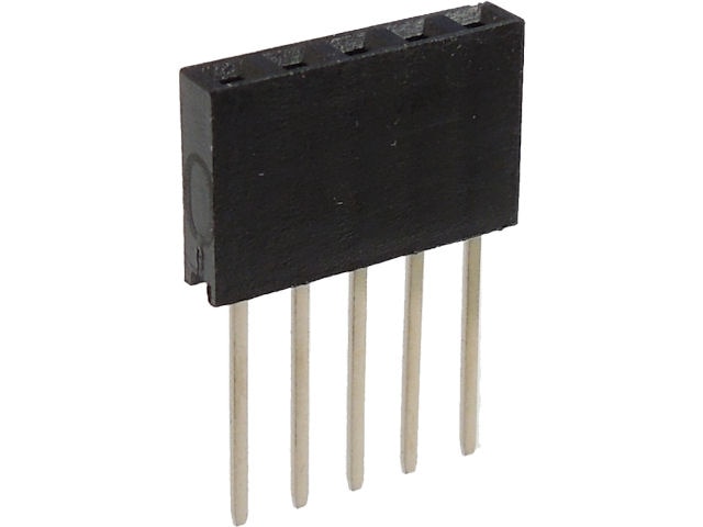 ピンソケット 1×5 ( 5P) リード長10mm