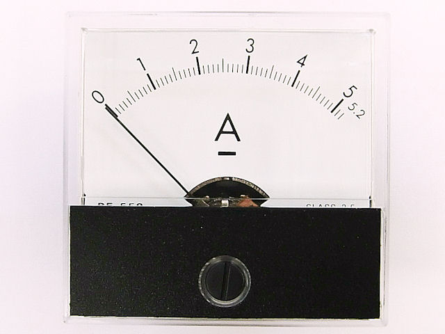 アナログ・標準パネルメーター(5ADC)