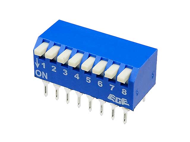 ピアノDIPスイッチ 8P