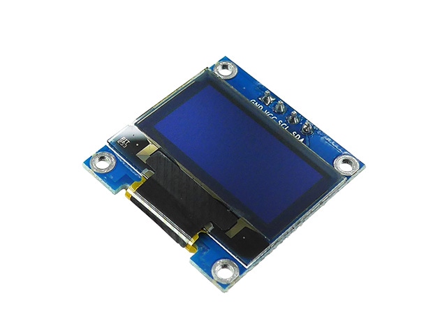 0.96インチ 128×64ドット有機ELディスプレイ(OLED) 白色
