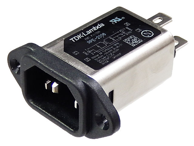 インレット・ノイズフィルター 250V6A RPE-2006