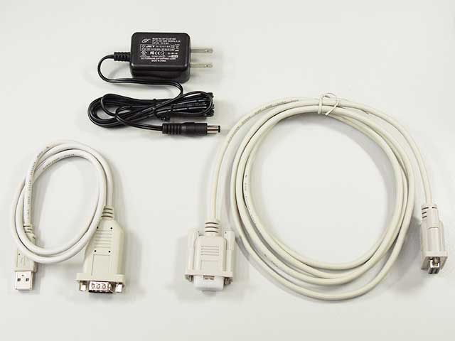 AKI-PICプログラマー用電源・USBシリアル変換ケーブルセット（グレー）