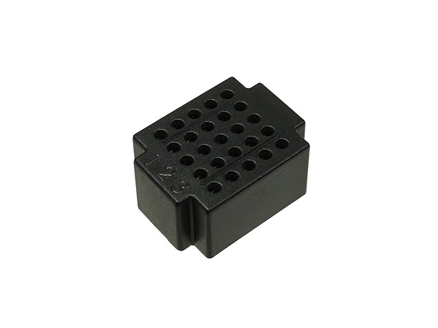 ミニブレッドボード 25穴 黒色