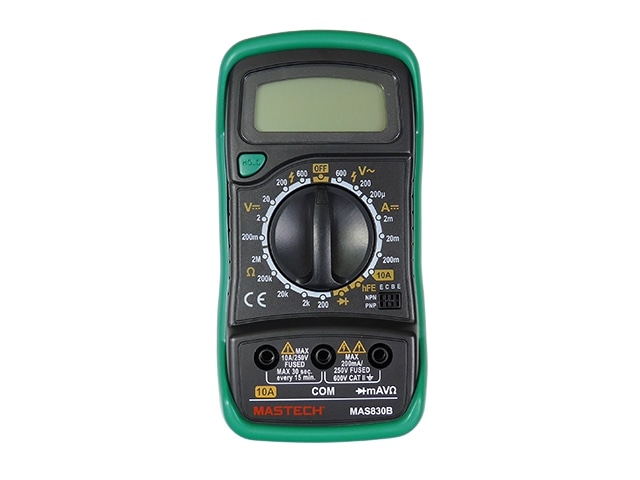 デジタルテスター マニュアルレンジ hFE測定機能付