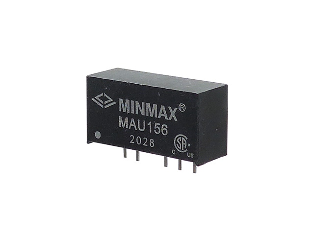 1W級絶縁型DC-DCコンバーター ±15V 34mA (MAU156)