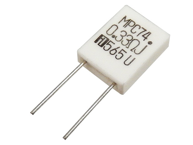 金属板抵抗器 5W0.33Ω (MPC74・低ひずみ品)
