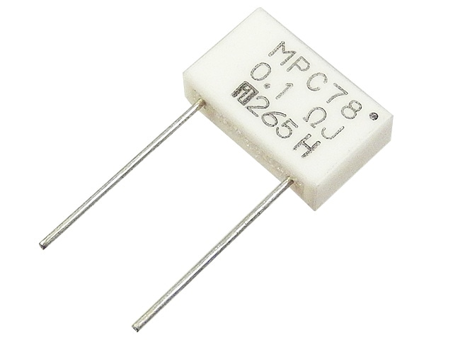 金属板抵抗器 2W0.1Ω (MPC78・低ひずみ品)